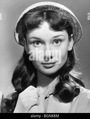 AUDREY HEPBURN - belgischen geborene Schauspielerin in 1951 Coronet Films ONE WILD OAT Stockfoto