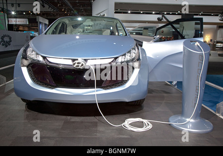 Das Hyundai Blue-Will Plug-in Hybrid Concept car Stockfoto