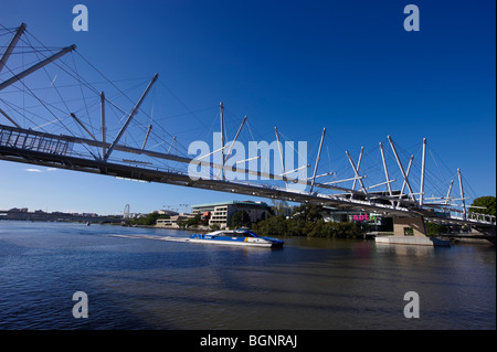 Kurilpa Bridge Brisbane Queensland Australien Stockfoto