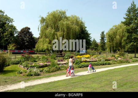 Kanal Fields Park Berkhamsted Hertfordshire Stockfoto