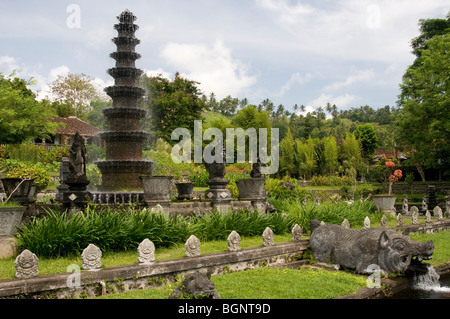 Tirta Gangga Wasserpalast, Ost-Bali, Indonesien Stockfoto