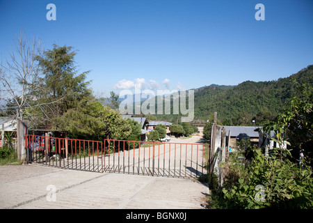 Das Dorf Oventic ist ein autonomen zapatistischen Dorf in Chiapas, Mexiko. Stockfoto