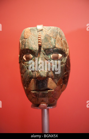 Die Rote Königin Funerary Angebote. 7. Jahrhundert n. Chr. Tempel XIII Palenque Website Archäologiemuseum, Chiapas, Mexiko. Stockfoto