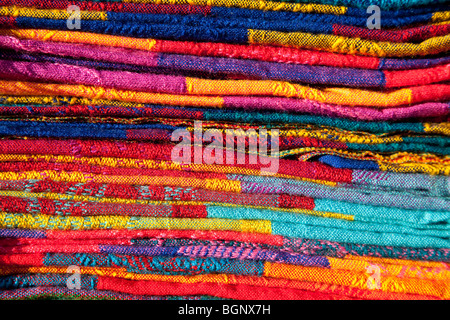 Handwerk-Marktkirche und Ex-Convento de Santo Domingo. San Cristóbal de Las Casas, Chiapas, Mexiko. Stockfoto