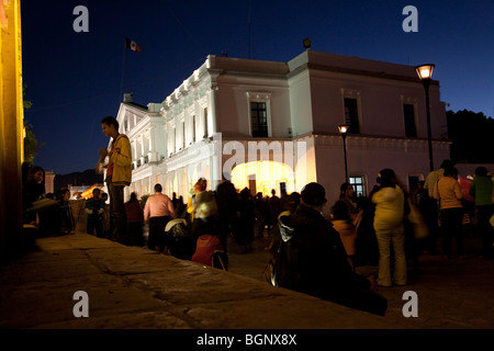 Palacio Municipal. San Cristóbal de Las Casas, Chiapas, Mexiko. Stockfoto