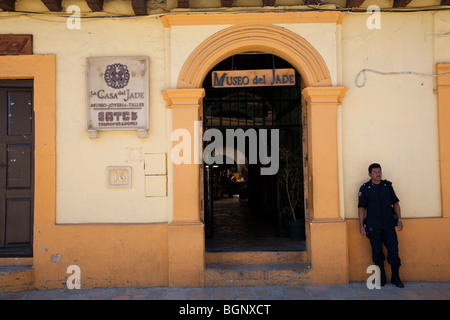 La Casa del Jade. Museo Joyeria größer. San Cristóbal de Las Casas, Chiapas, Mexiko. Stockfoto