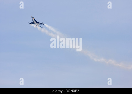 Belgische Luftwaffe f-16 bei RAF Leuchars Airshow 2009, Fife, Schottland Stockfoto