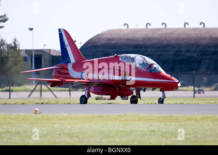 Die roten Pfeile auf RAF Leuchars Airshow 2009, Fife, Schottland Stockfoto