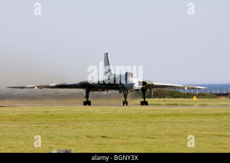 Vulcan Bomber XH558 an RAF Leuchars Airshow 2009, Fife, Schottland Stockfoto