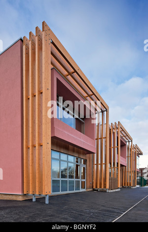 Ben Johnson Schule in Tower Hamlets, London. Stockfoto