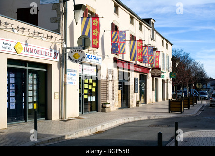 Weinhändler, Nuits Saint Georges, Frankreich Stockfoto