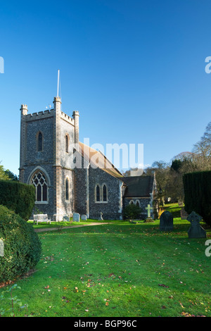 St.-Nikolaus Kirche, Remenham, Henley on Thames, Oxfordshire, Vereinigtes Königreich Stockfoto