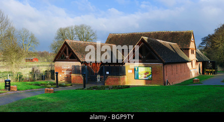 Das nationale Nadel-Museum neben dem Fluss Pfeil Redditch Worcestershire Midlands, uk Stockfoto