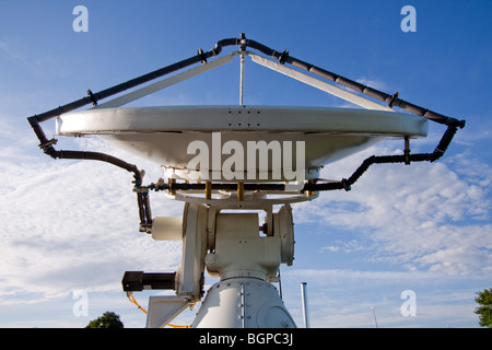 Die Schale des NOXP mobile Radar-LKW.  Während Projekt Vortex 2 geschossen Stockfoto