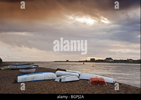 River Deben bei Bawdsey Stockfoto