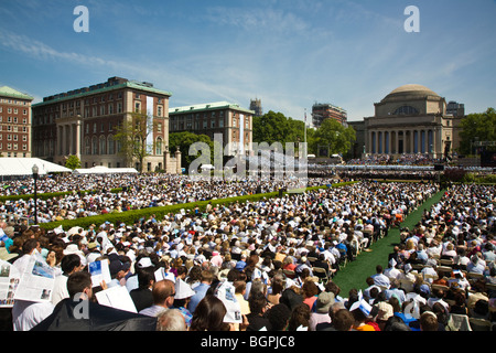 Die Abschlussfeier der Klasse von 2009 findet statt vor KINGS COLLEGE an der COLUMBIA UNIVERSITY - NEW YORK, NEW YORK Stockfoto