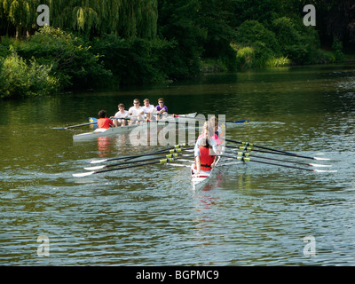 Fluß Avon-upon-Avon Warwickshire England uk Stockfoto