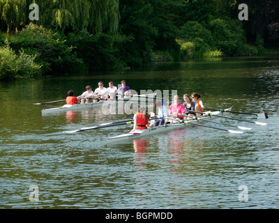 Fluß Avon-upon-Avon Warwickshire England uk Stockfoto