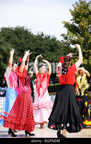 Flamenco-Tänzer, Texas State Fair, Dallas, Texas, USA Stockfoto