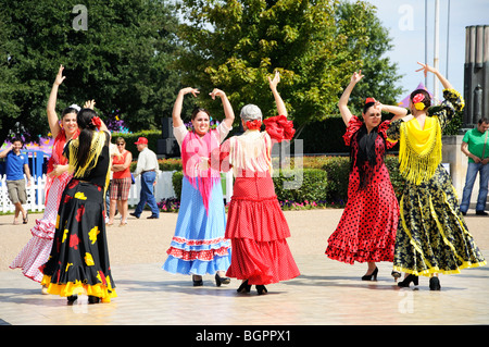 Flamenco-Tänzer, Texas State Fair, Dallas, Texas, USA Stockfoto