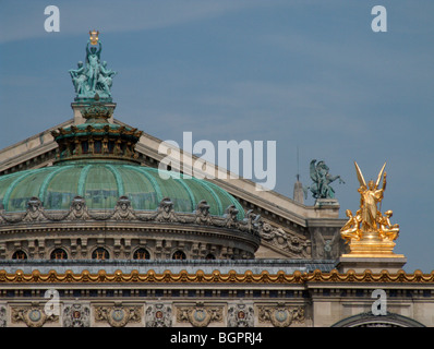 Opéra Garnier (aka Palais Garnier, Opéra de Paris, Grand Opera House, Paris Opera). Place de l ' Opera. Paris. Frankreich Stockfoto