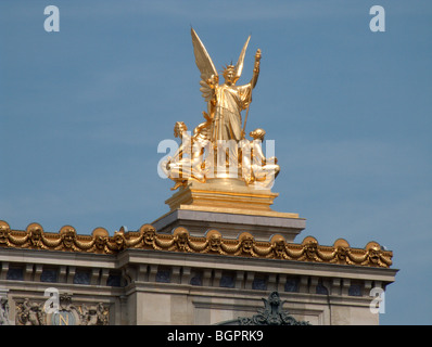 Opéra Garnier (aka Palais Garnier, Opéra de Paris, Grand Opera House, Paris Opera). Place de l ' Opera. Paris. Frankreich Stockfoto
