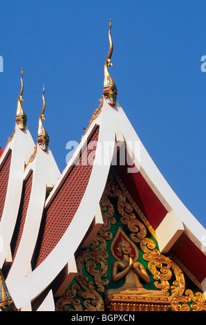 Detail der Spitze des Wat, dass Luang Tai, Pha, die Luang Tempel-Komplex, Vientiane, Laos, Südostasien. Stockfoto