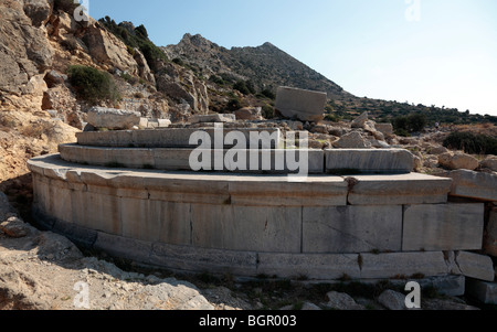 Antike Stadt Ruinen von Knidos Türkei, gebaut rund um 360BC Stockfoto