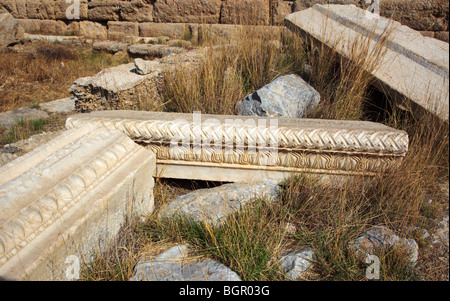 Antike Stadt Ruinen von Knidos Türkei aus rund um 360BC Stockfoto