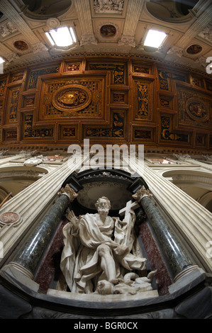 Statue des St. Philip in der Basilika St. Johannes im Lateran, Rom Stockfoto