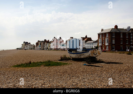 NOSTALGISCHER STRAND VON ALDEBURGH. SUFFOLK 2009 Stockfoto