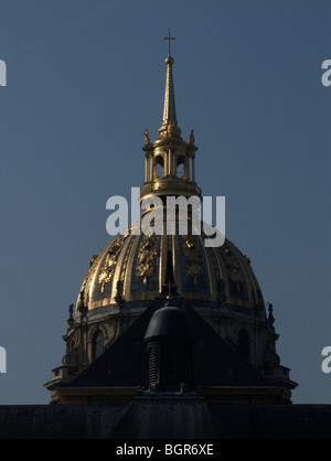 Goldene Kuppel der Église du Dôme (aka Saint-Louis des Invalides Kirche). Les Invalides. Paris. Frankreich Stockfoto