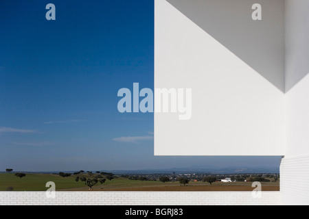 WEINGUT BÜRGERMEISTER, CAMPO MAIOR, PORTUGAL, ALVARO SIZA Stockfoto