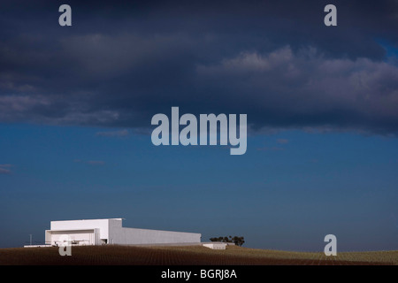 WEINGUT BÜRGERMEISTER, CAMPO MAIOR, PORTUGAL, ALVARO SIZA Stockfoto