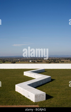 WEINGUT BÜRGERMEISTER, CAMPO MAIOR, PORTUGAL, ALVARO SIZA Stockfoto