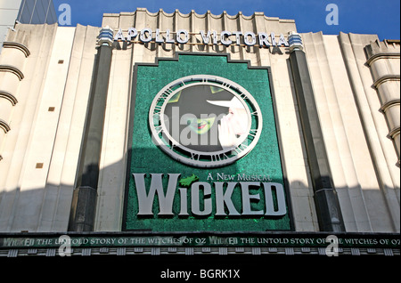 "Wicked" im Apollo Victoria Theatre, London Stockfoto
