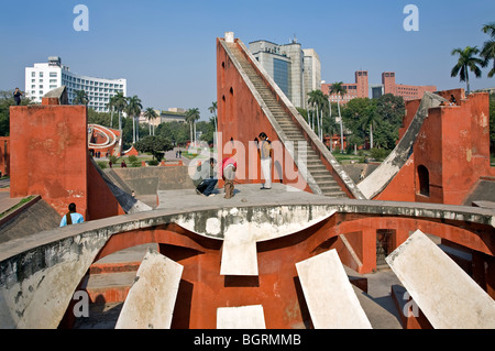 Jantar Mantar Sternwarte. Neu-Delhi. Indien Stockfoto