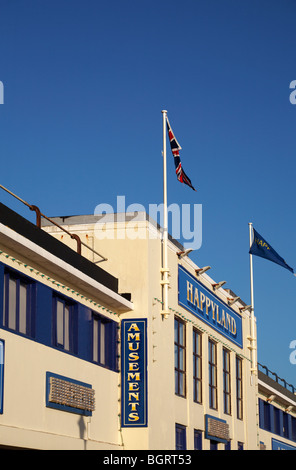 Happyland Vergnügungen Arcade in Bournemouth seafront Stockfoto