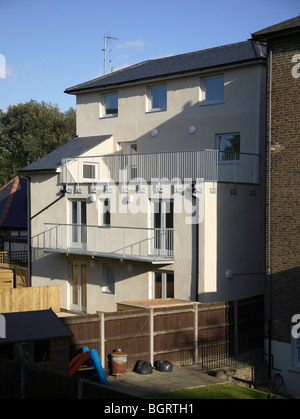 ANGELA CARTER ENGE, LONDON, VEREINIGTES KÖNIGREICH, ANNE THORNE ARCHITEKTEN PARTNERSCHAFT Stockfoto