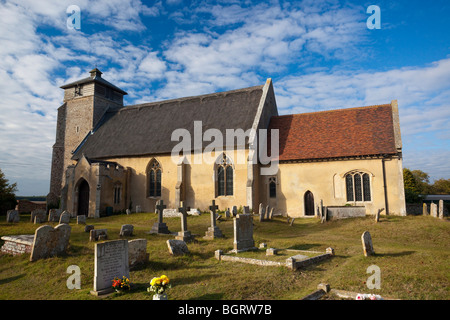 Kirche von St. Peter im große Livermere, Suffolk, UK Stockfoto