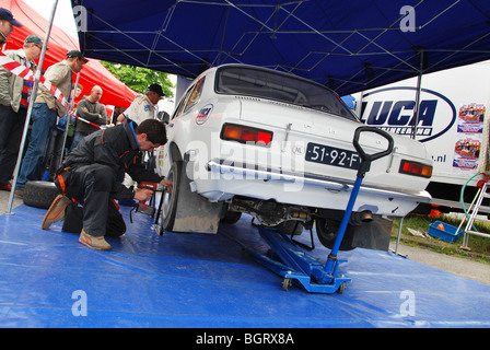 Ford Escort Mk 1 BDA 2009 Rallye niederländische Paradigit-ELE Stockfoto