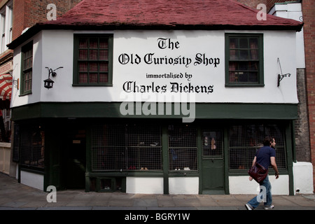 Die Old Curiosity Shop. Wie von Charles Dickens verewigt. Lincoln es Inn Fields, Zentrum von London. Stockfoto