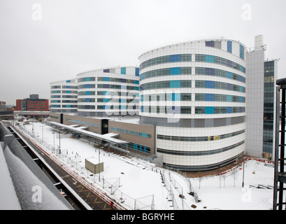 Gebäude von der Queen Elizabeth Hospital Birmingham, Birmingham erste neue Akutkrankenhaus in 70 Jahren. Stockfoto