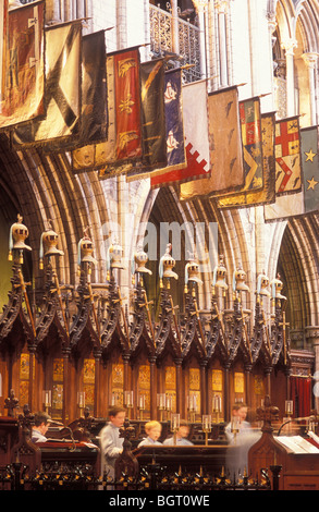 Chorprobe am St. Patricks Kathedrale, Dublin, Irland Stockfoto