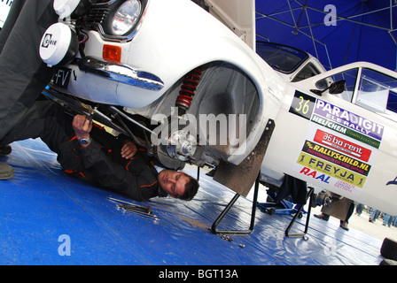 Ford Escort Mk 1 BDA 2009 Rallye niederländische Paradigit-ELE Stockfoto