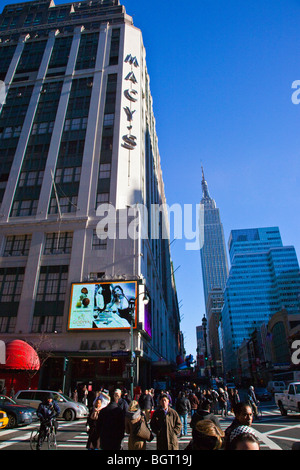 Das Kaufhaus Macy's in Manhattan, New York City Stockfoto