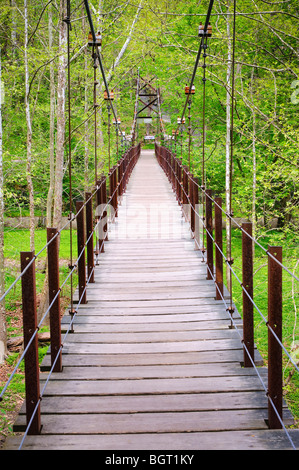 Hängebrücke über die Patapsco River, Maryland USA Stockfoto