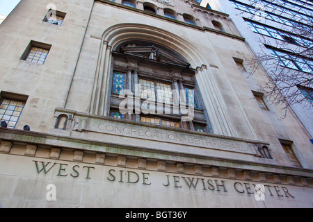 Gemeinde Beth Israel Westseite Jewish Center in Manhattan in New York City Stockfoto