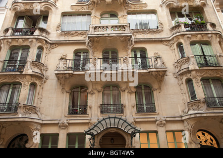 Paris, barocken Fassade Stockfoto