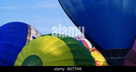 Heißluftballons an der Bristol International Balloon Fiesta in 2009 Stockfoto
